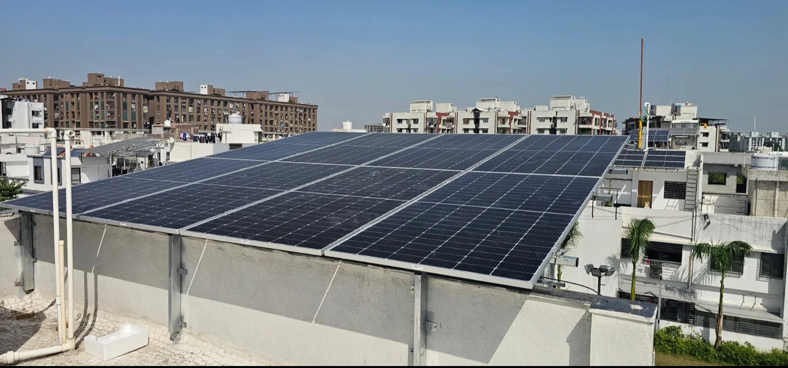 RESIDENTIAL SOLAR PANEL INSTALLATION IN DEESA, GUJARAT