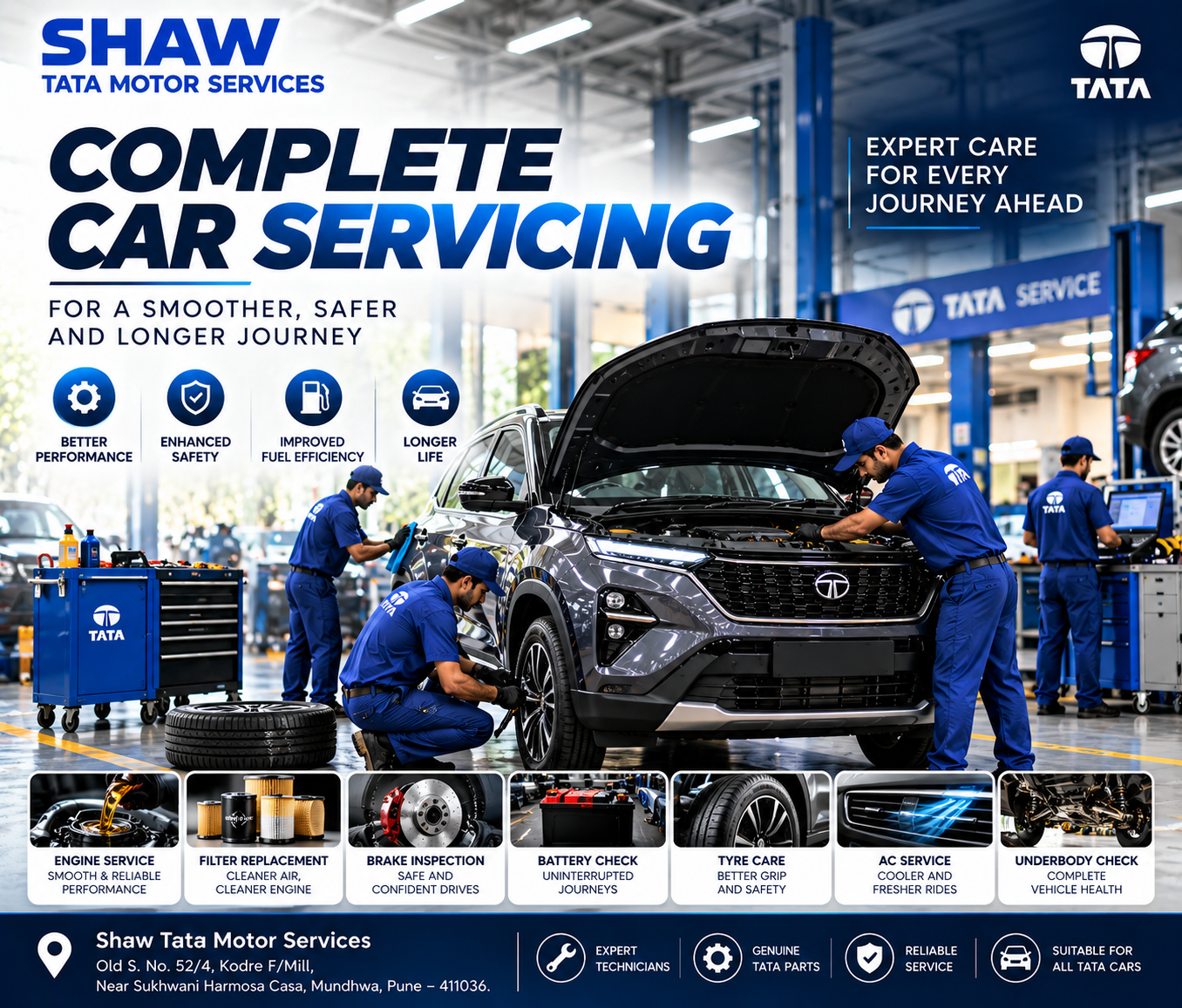 Complete Car Servicing at Shaw Tata Motor Services – Expert Care for Every Journey