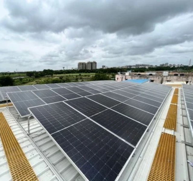 RESIDENTIAL SOLAR PANEL INSTALLATION IN GADHADA, GUJARAT