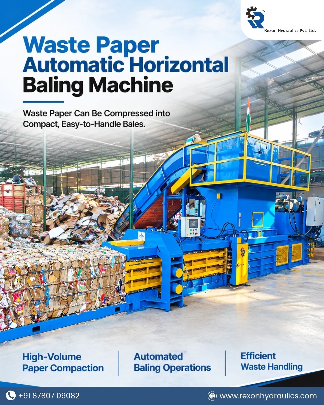 How Does an Automatic Waste Paper Bailing Machine Improve Industrial Waste Management?