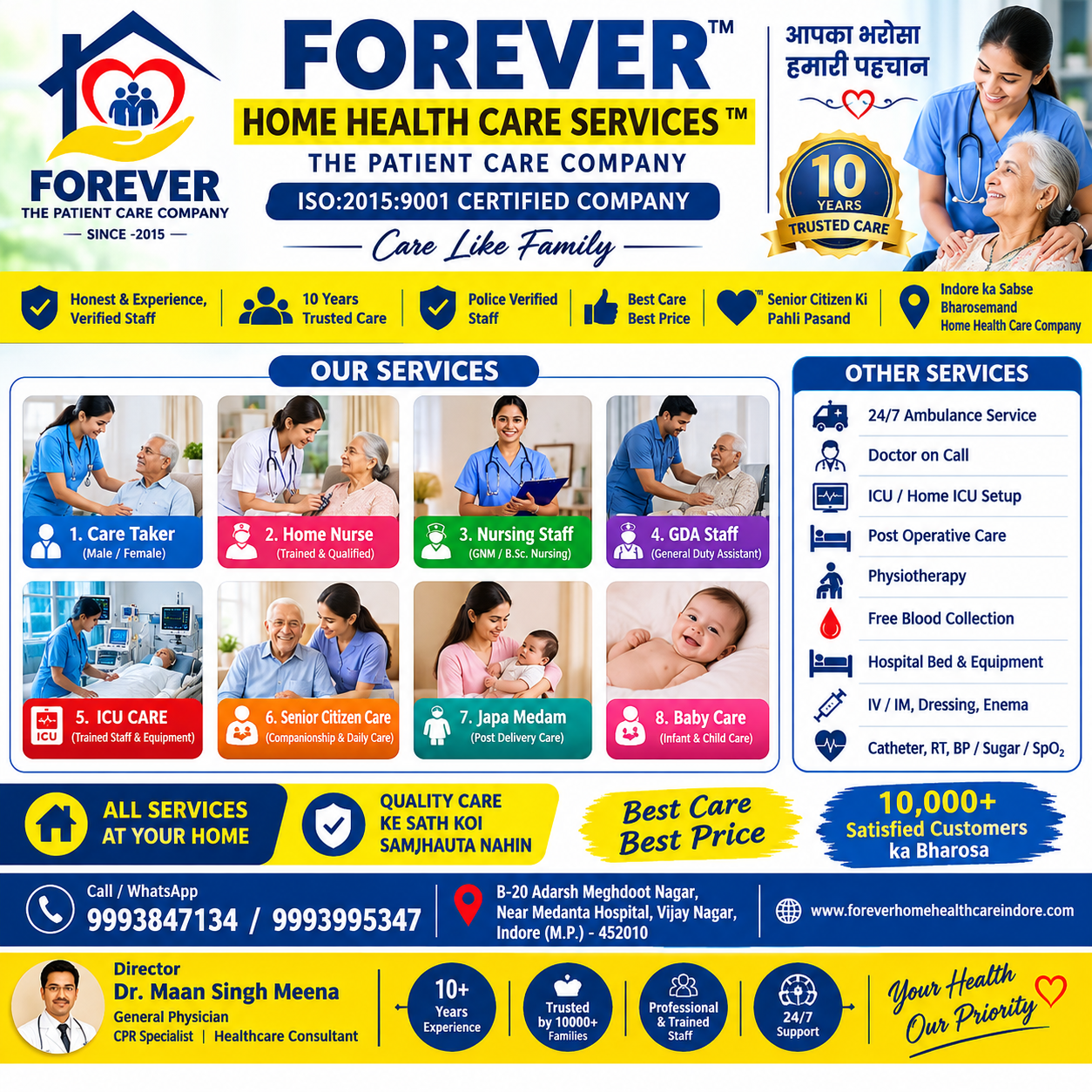 FOREVER HOME HEALTH CARE SERVICES™ 🌟
🏥 THE PATIENT CARE COMPANY