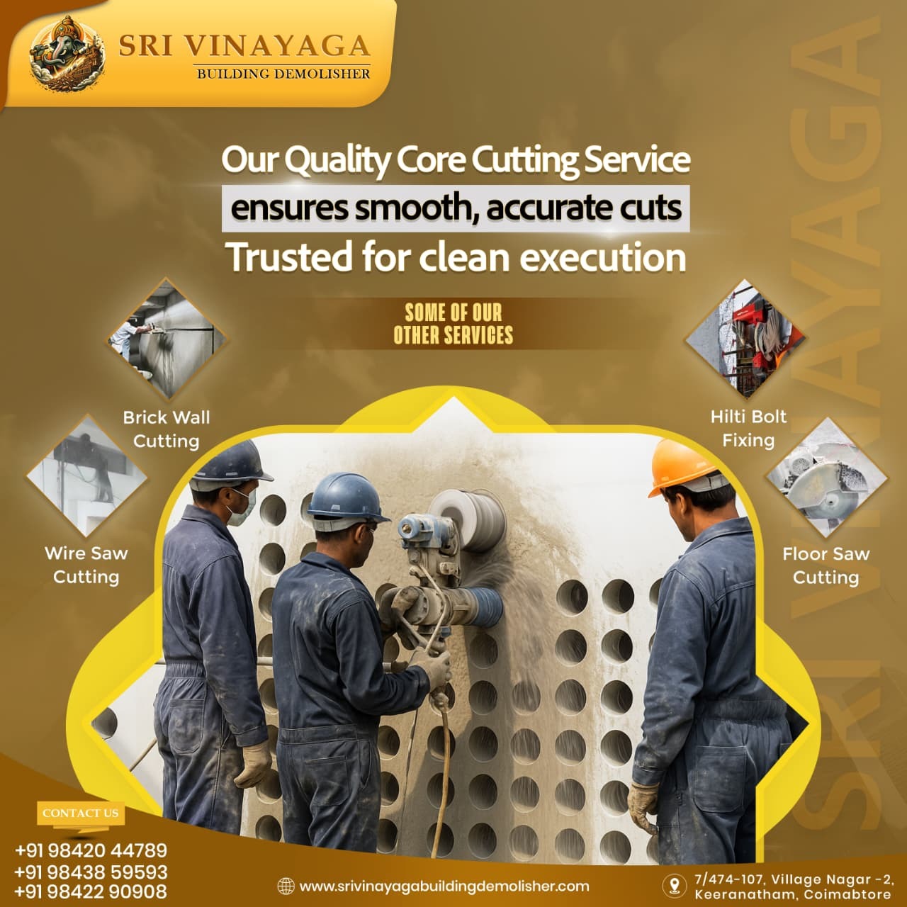 Chemical anchoring services Coimbatore