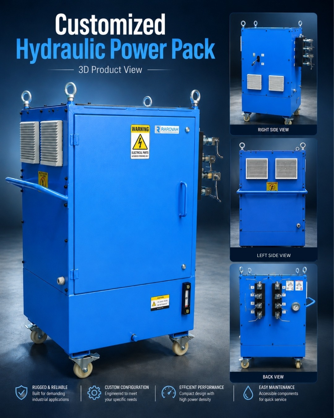 Customized Hydraulic Power Packs – India to Global Markets