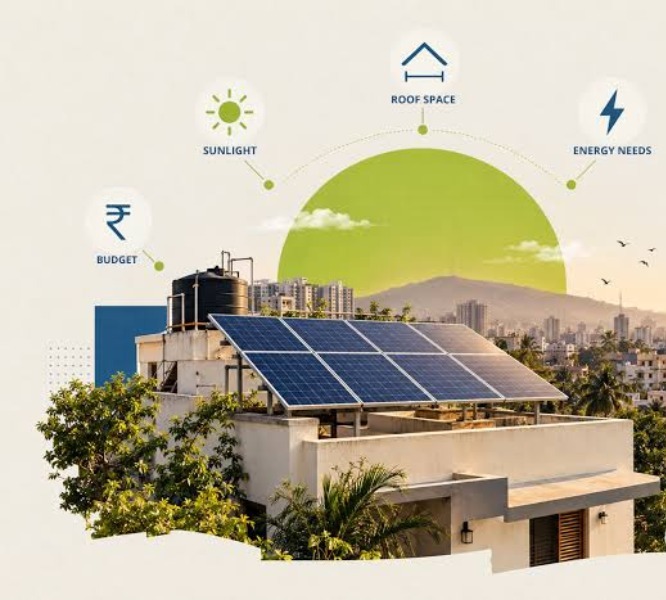 RESIDENTIAL SOLAR PANEL INSTALLATION IN JAFRABAD, GUJARAT