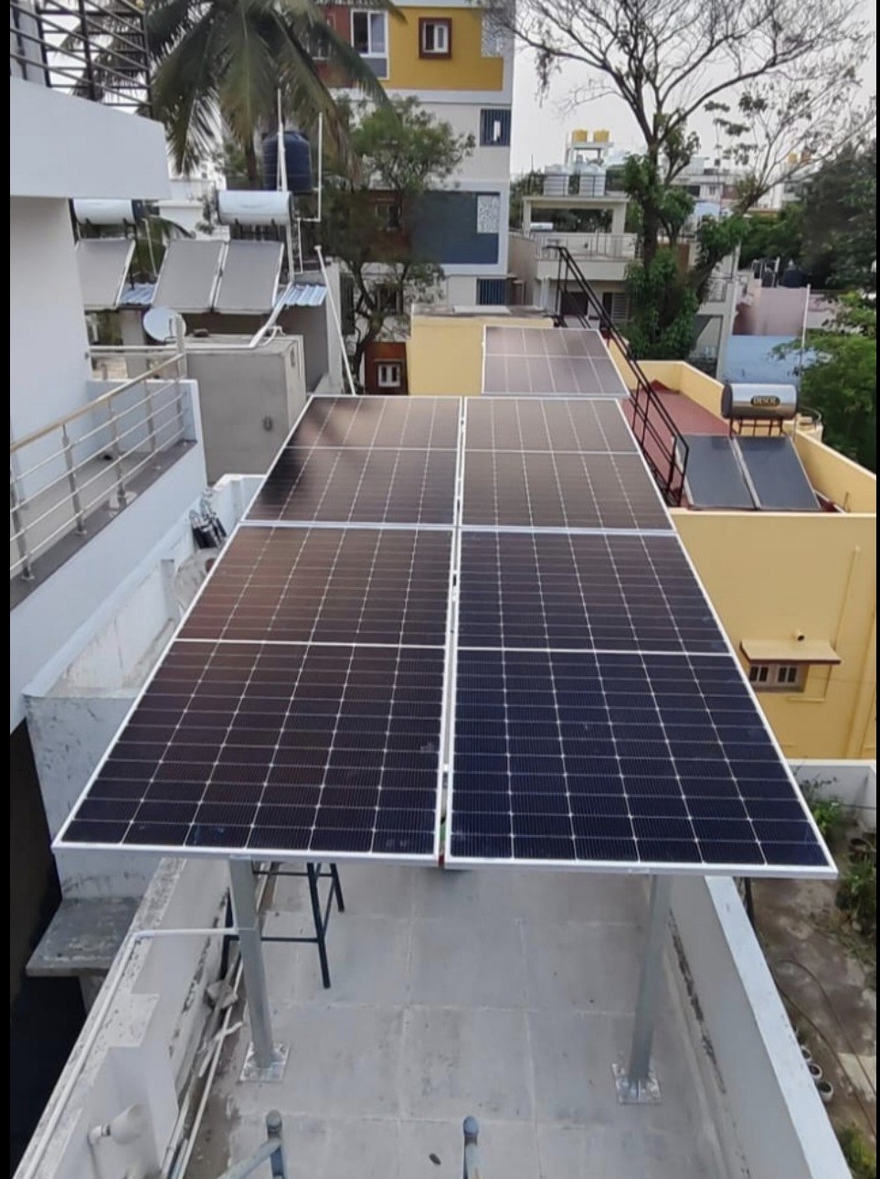 RESIDENTIAL SOLAR PANEL INSTALLATION IN KARJAN, GUJARAT