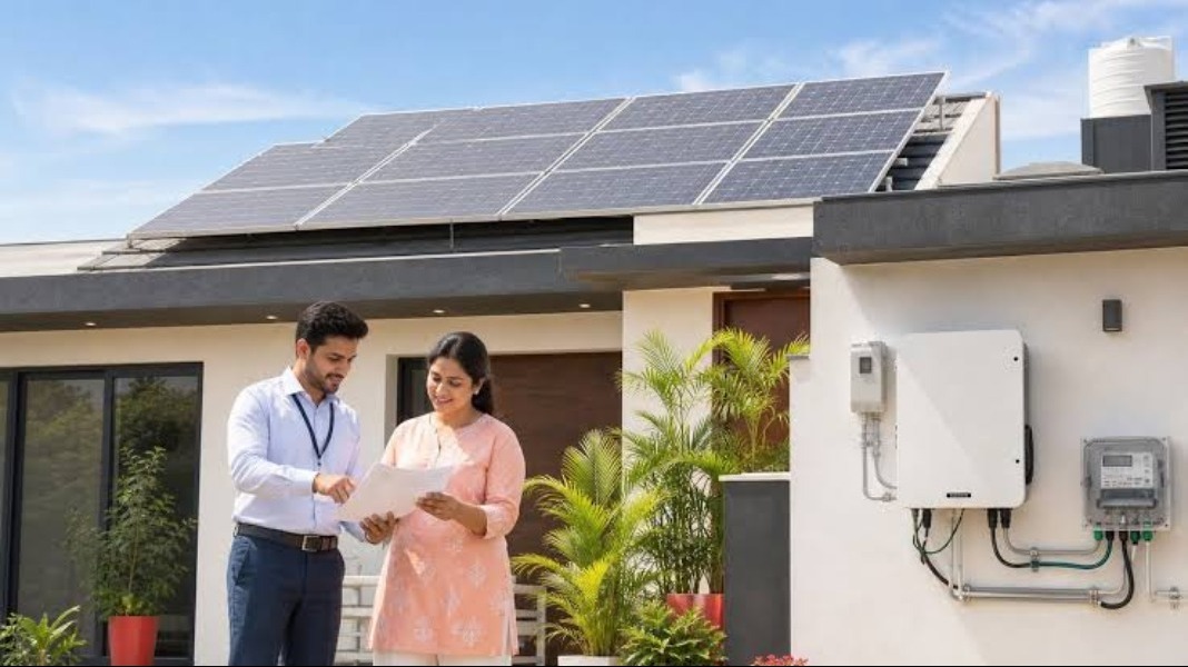 RESIDENTIAL SOLAR PANEL INSTALLATION IN NADIAD, GUJARAT