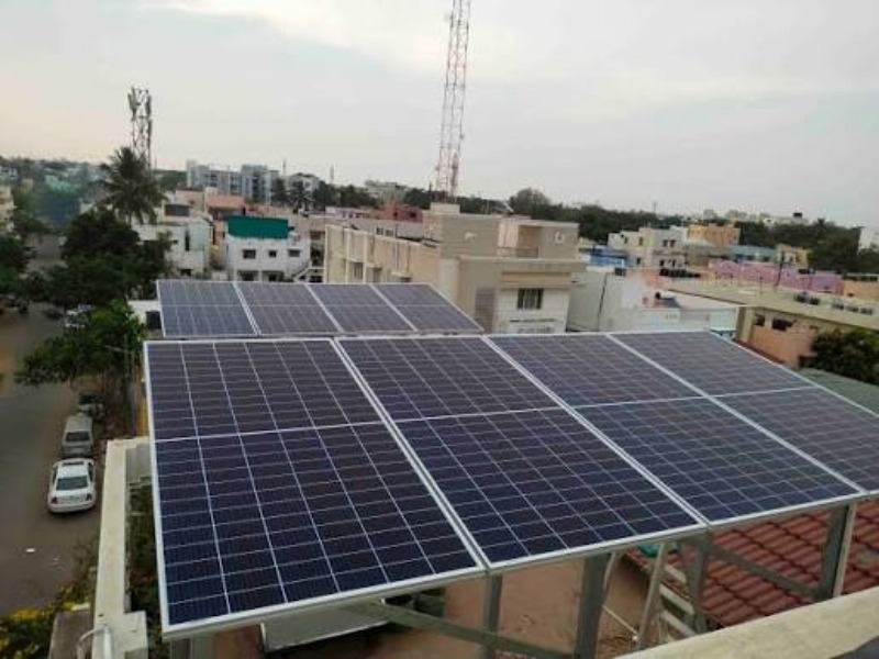RESIDENTIAL SOLAR PANEL INSTALLATION IN SACHIN, GUJARAT