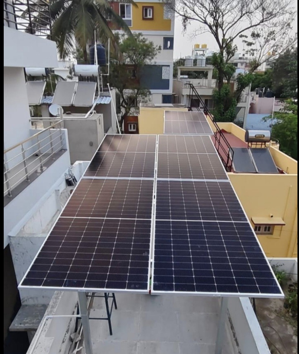 RESIDENTIAL SOLAR PANEL INSTALLATION IN SANAND, GUJARAT