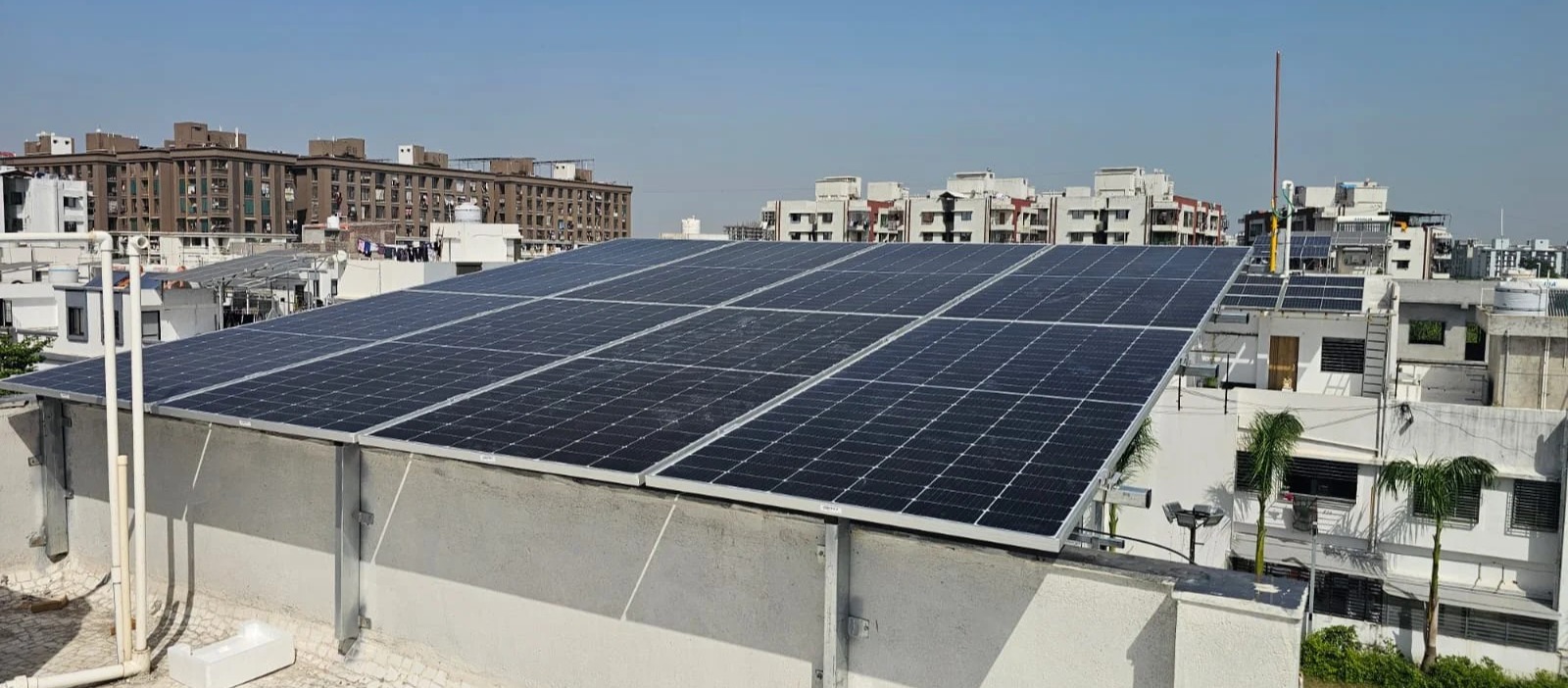 RESIDENTIAL SOLAR PANEL INSTALLATION IN SAVLI, GUJARAT