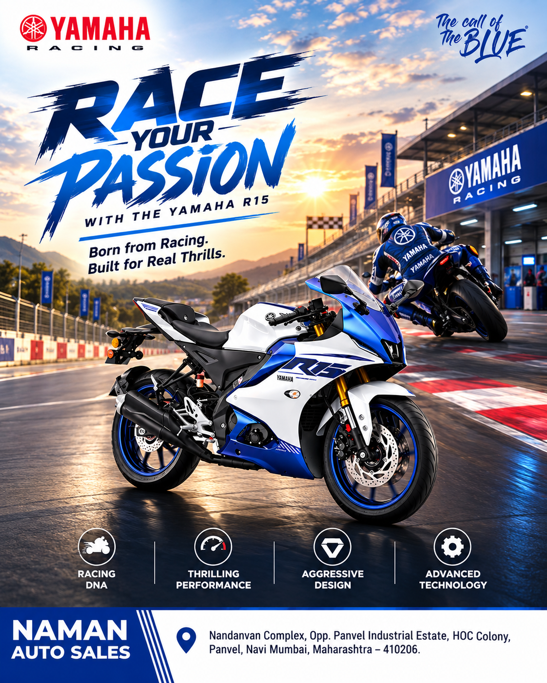Race Your Passion with the Yamaha R15 | Sporty Performance Meets Racing DNA