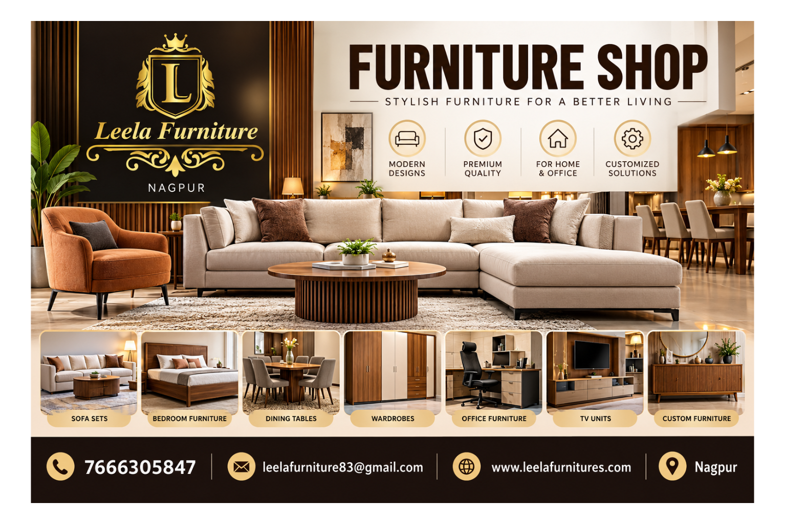 Best Furniture Shop in Leela Furniture Nagpur