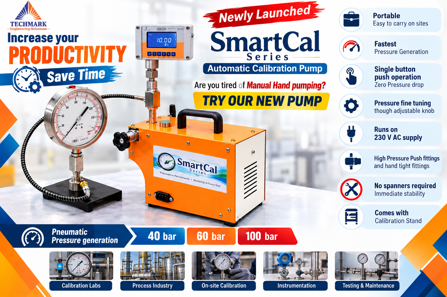 SmartCal Automatic Pressure Generation Pump