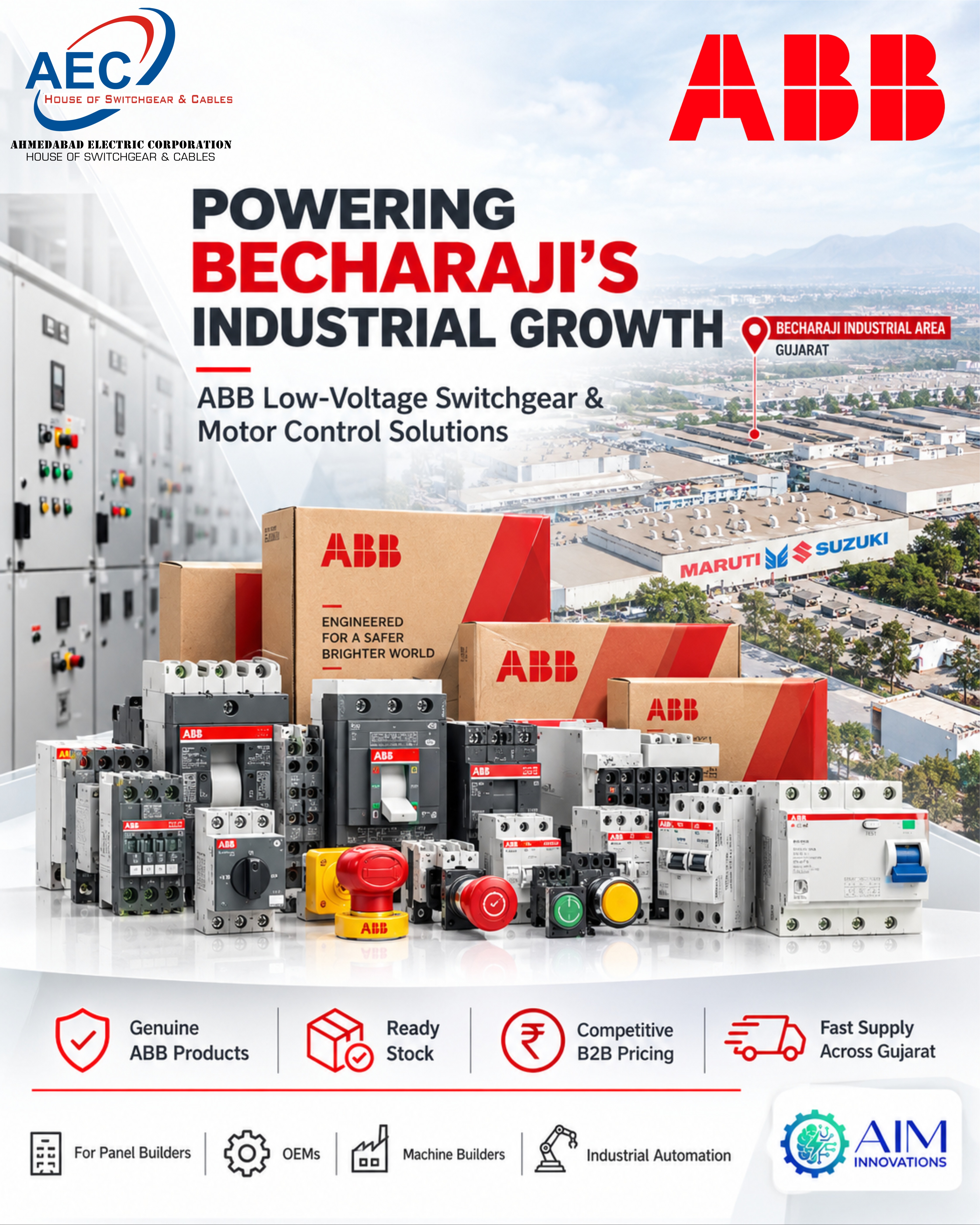 ABB Dealer in Mandal–Becharaji Industrial Area