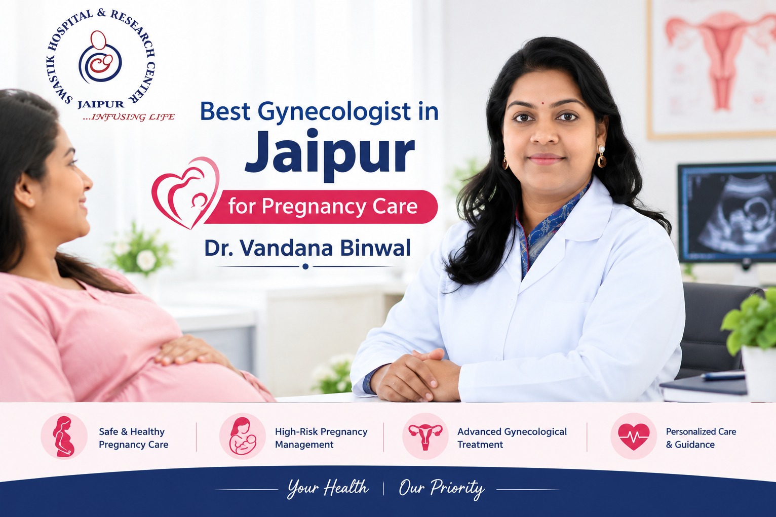 Gynecologist for High-Risk Pregnancy in Jaipur | Dr. Vandana Binwal