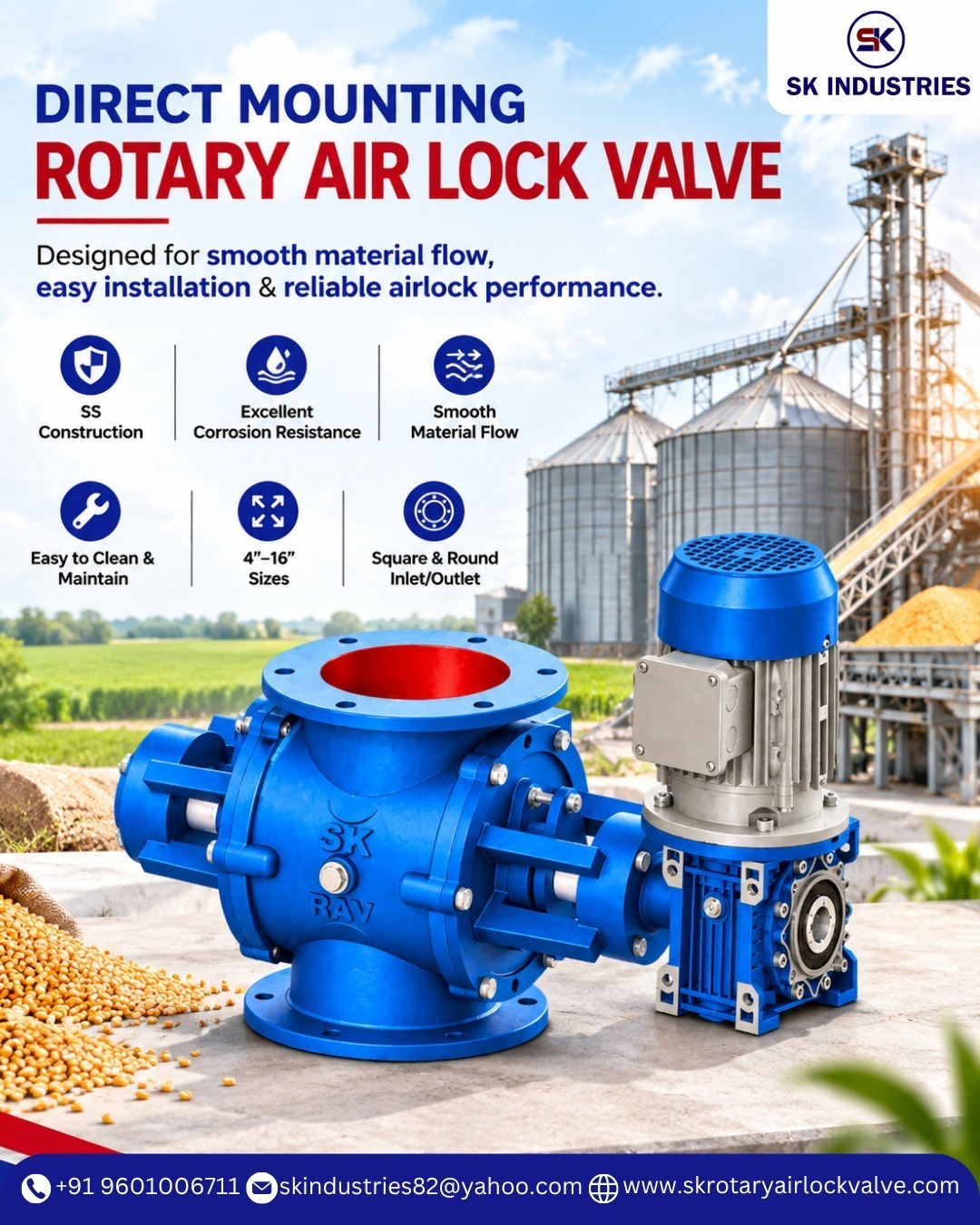 How Can a Direct Mounting Rotary Air Lock Valve Improve Material Handling Efficiency