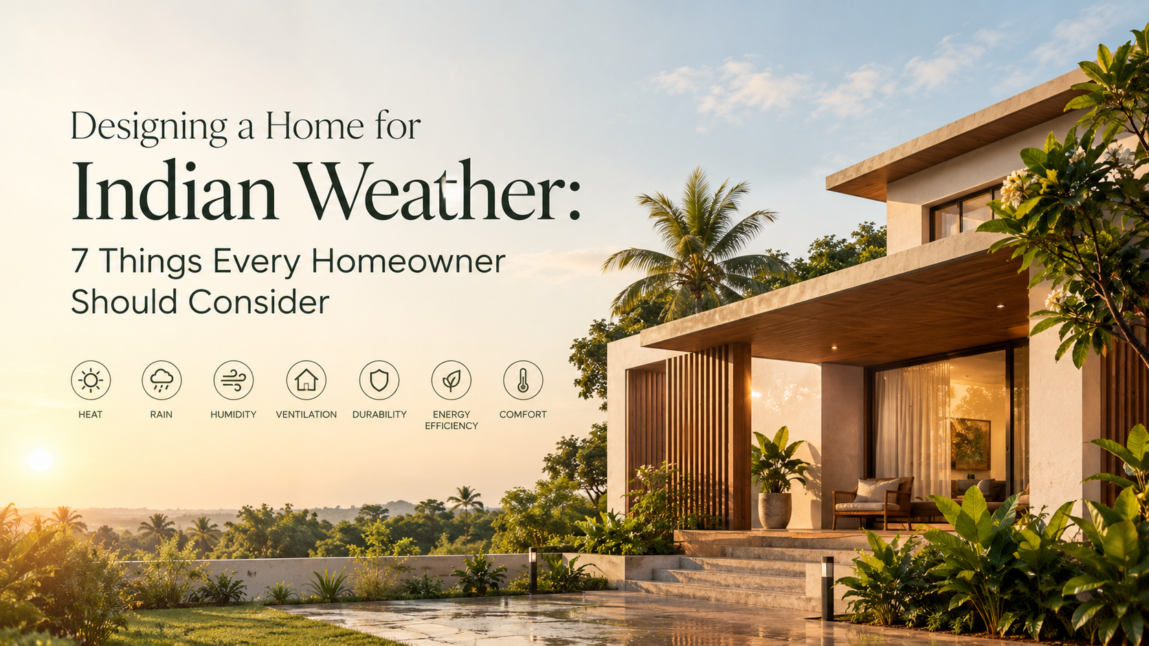 Designing a Home for Indian Weather: 7 Things Every Homeowner Should Consider
