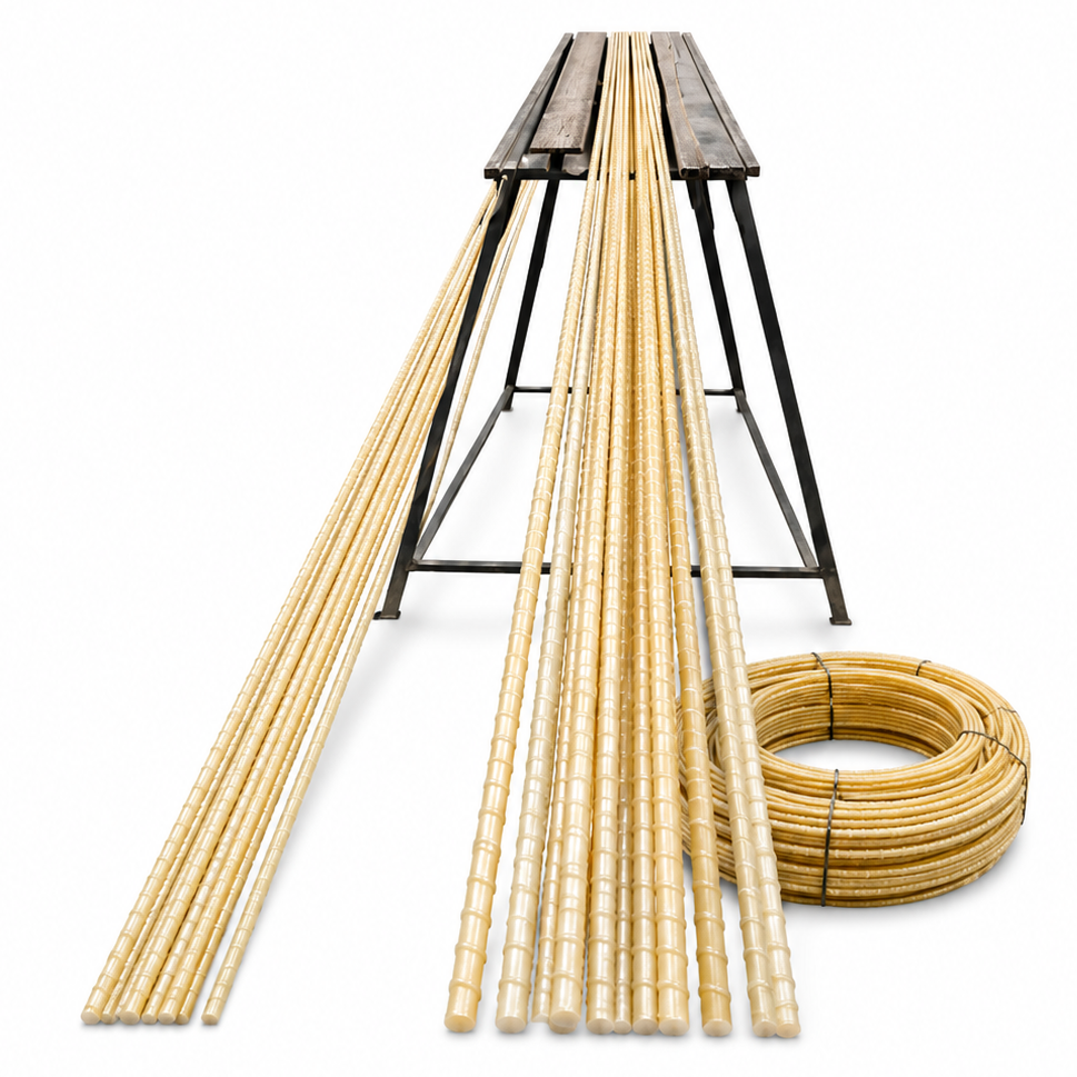 FRP Bar (Fiberglass Reinforced Plastic Bar) 3mm to 25mm | Rust Proof Rebar - S. M. Equipment
