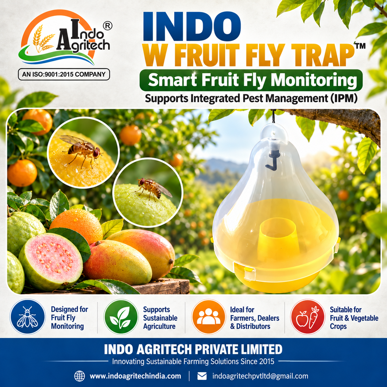 šæ INDO W FRUIT FLY TRAP⢠ā Smart Fruit Fly Monitoring for Sustainable Agriculture š