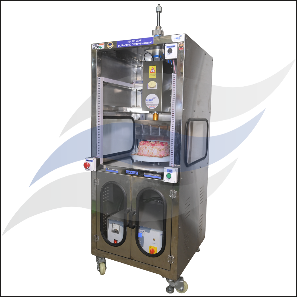  ROUND CAKE ULTRASONIC SEMI-AUTOMATIC CUTTING MACHINE