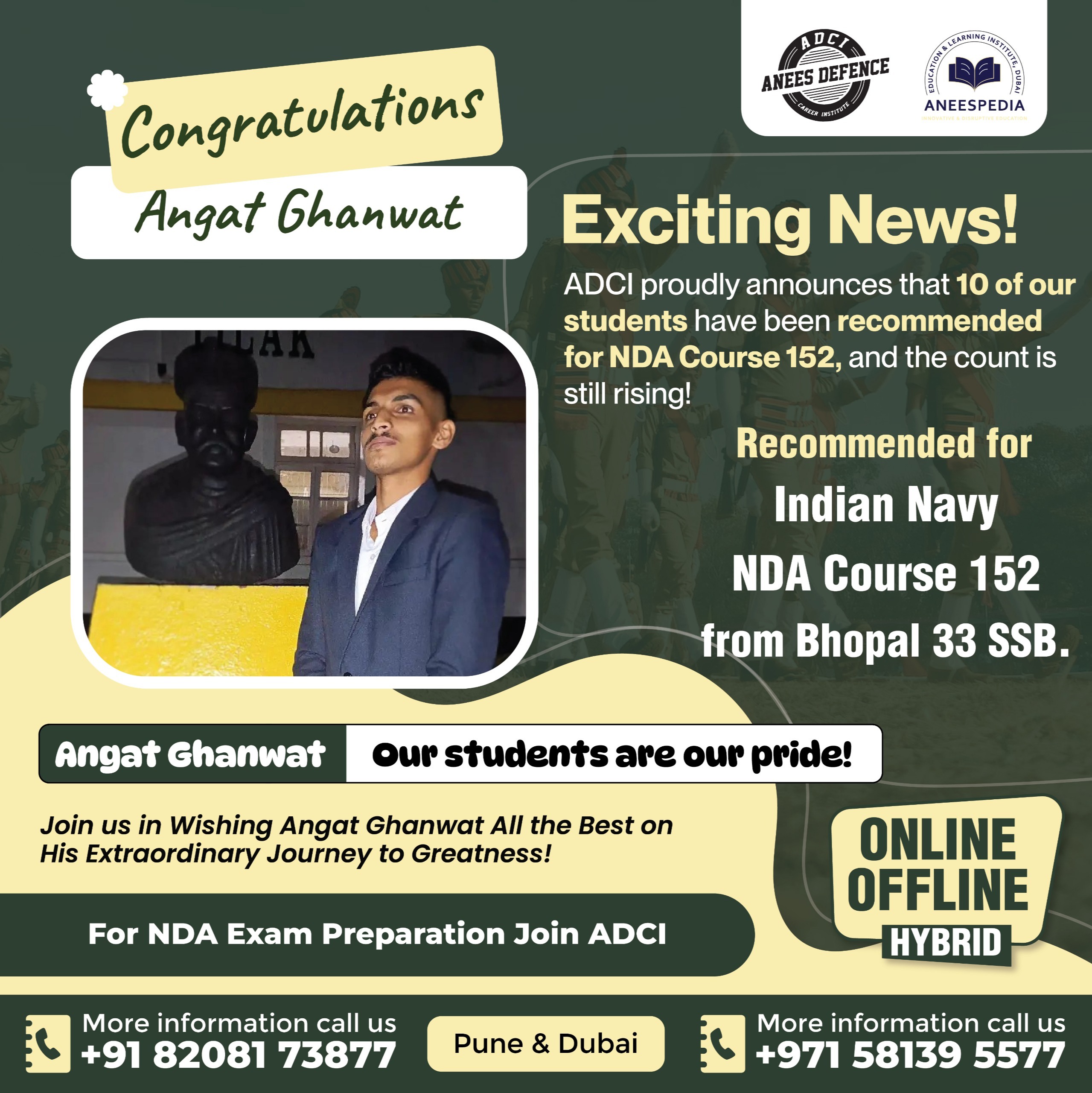 Huge congratulations on y