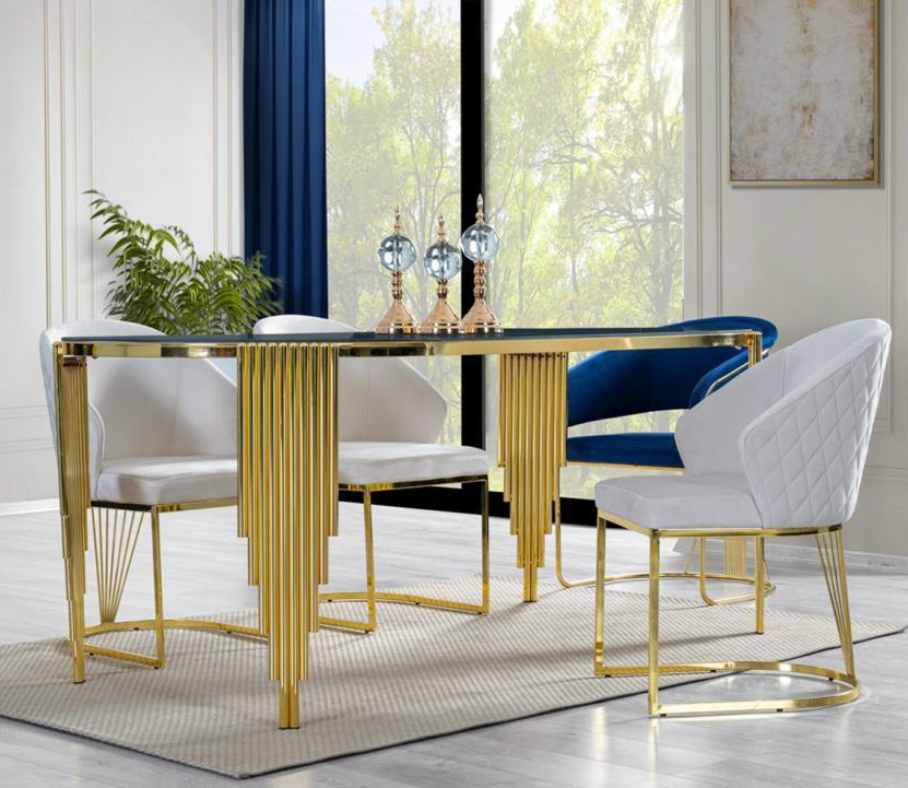 Column support dinning table