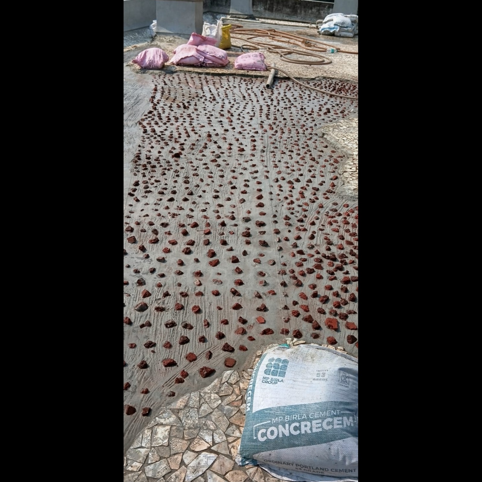 grouting terrace waterproofing
