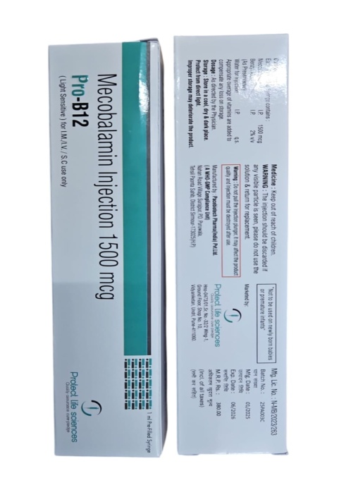 PRO-B12 (MECOBALAMIN 1500MCG PFS)