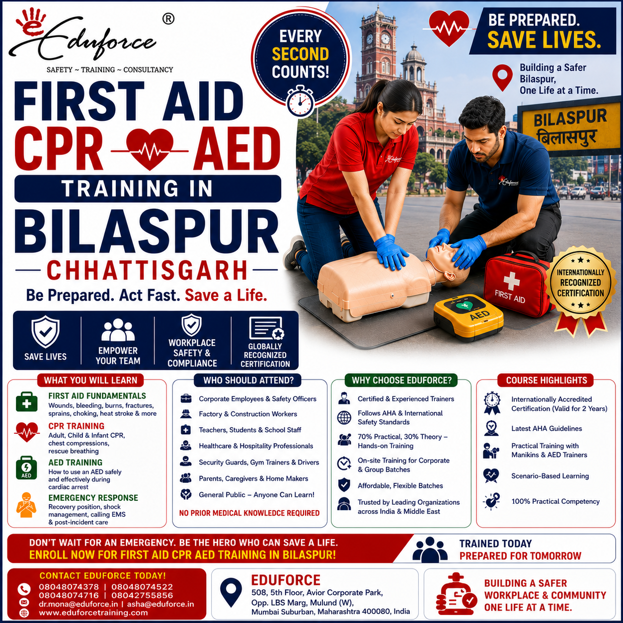 accredited onsite cpr and aed