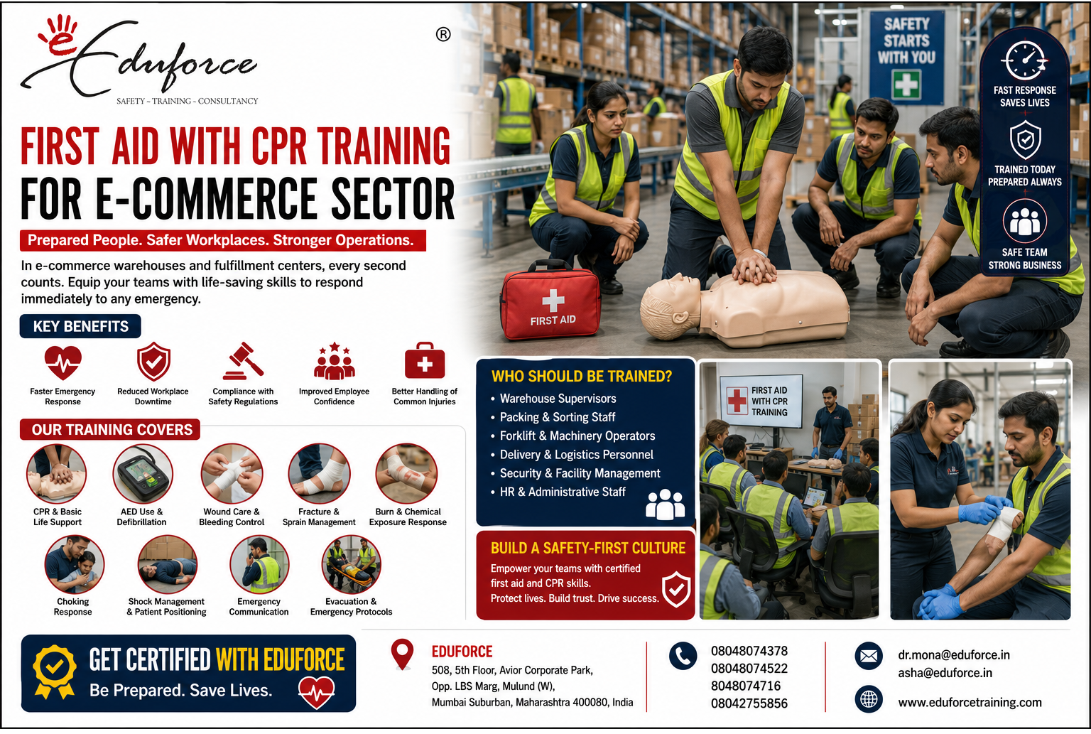 first aid training certificati