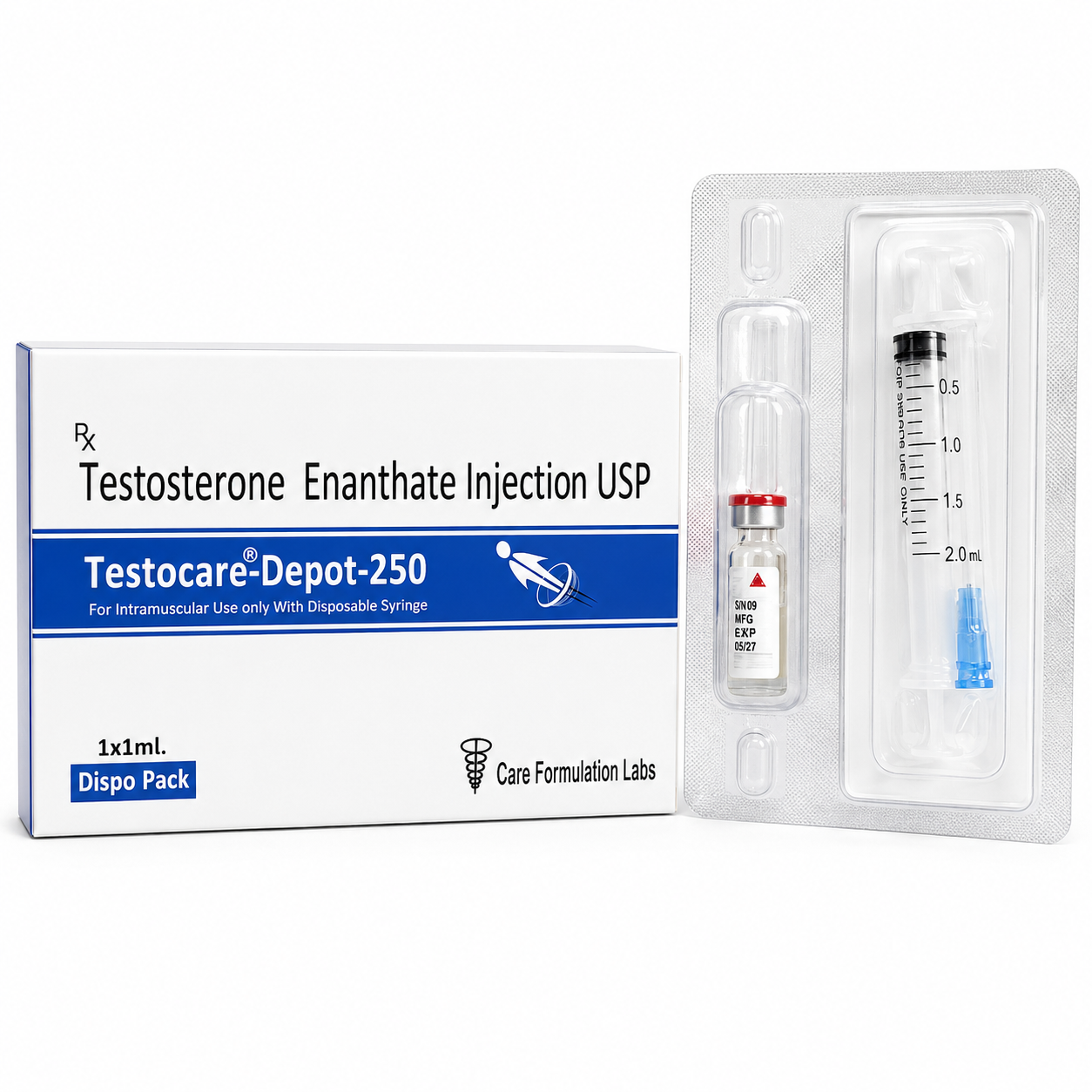 Online Testocare depot 250 mg injection product image