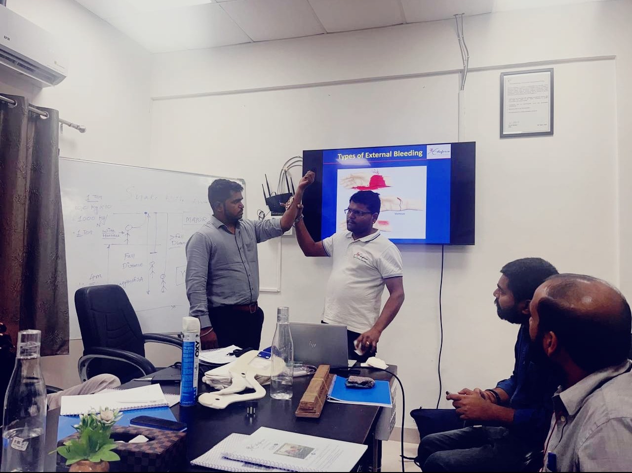 first aid training for constru