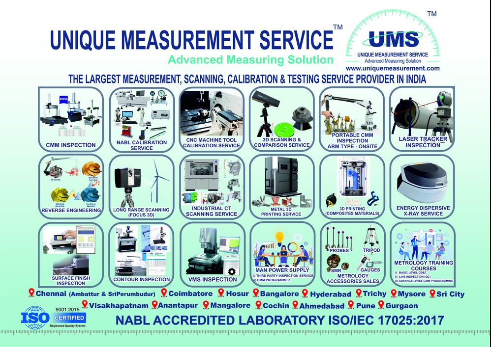 NABL Calibration Service UNIQUE MEASUREMENT SERVICE in Chennai, India