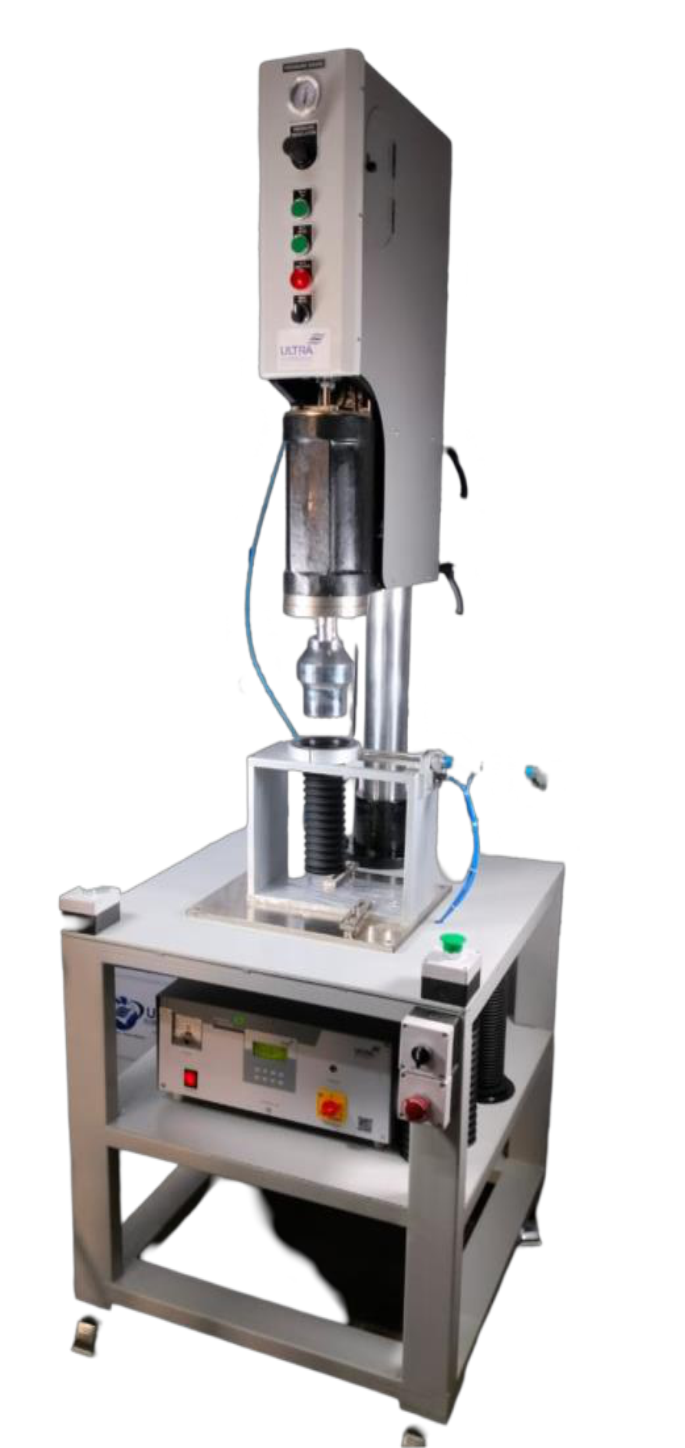 Ultrasonic Plastic Dust Shield Welding Machine.