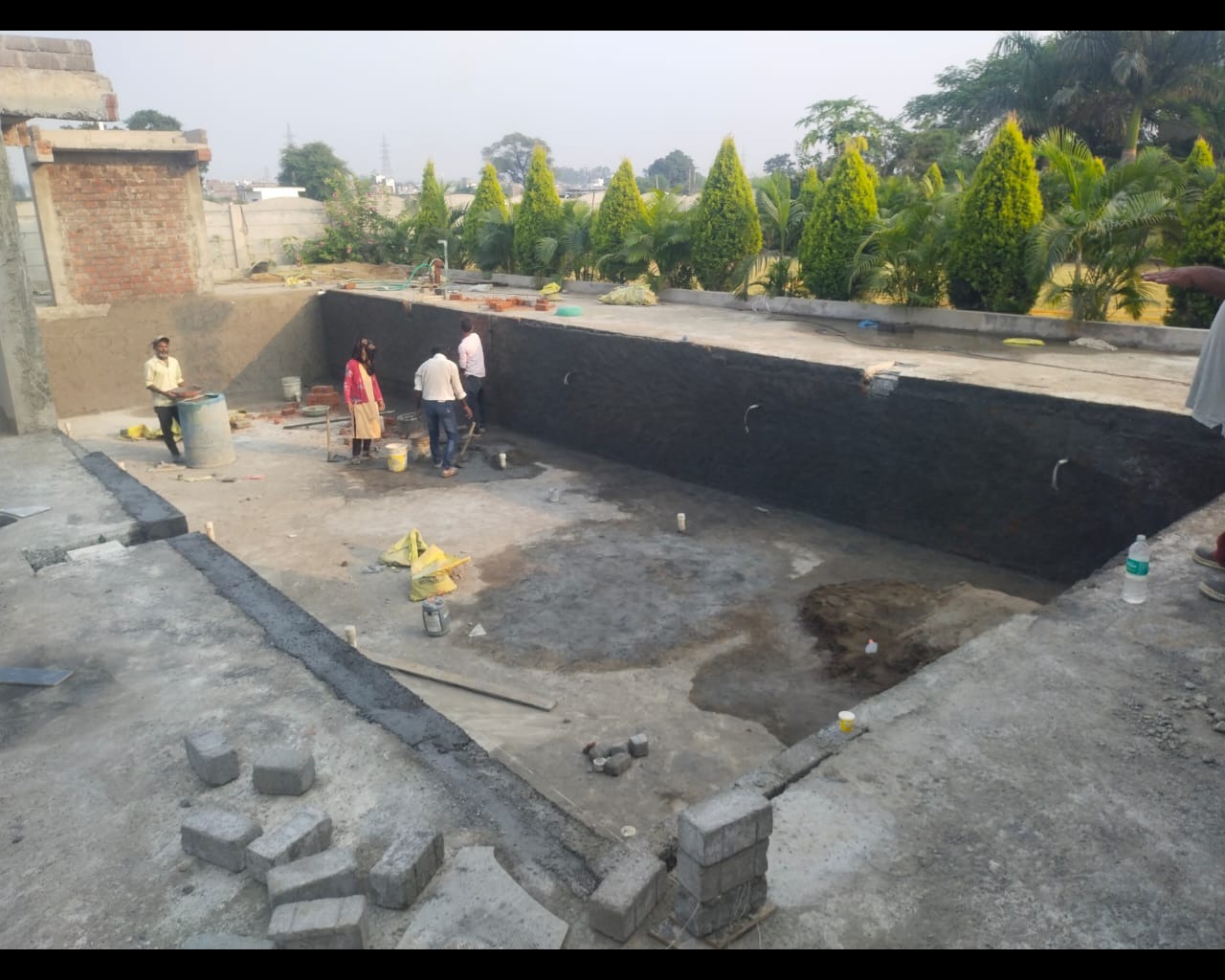 luxury outdoor and indoor pool