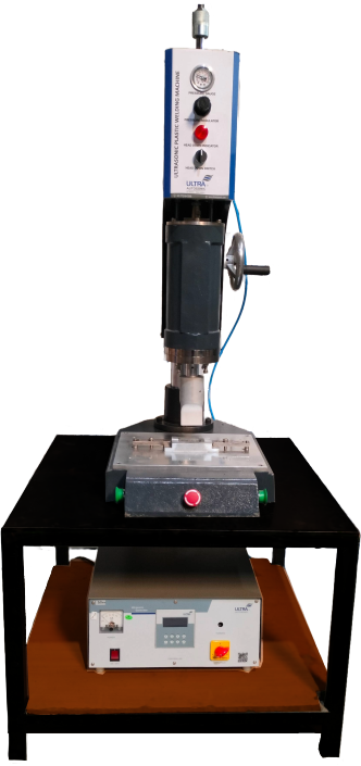 ULTRASONIC PLASTIC WELDING MACHINE FOR ELECTRONIC PANIC SWITCH ASSEMBLY