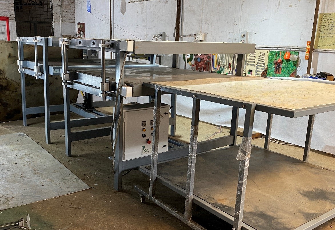 1.5x1.5 Automatic Hydraulic Sheet Press