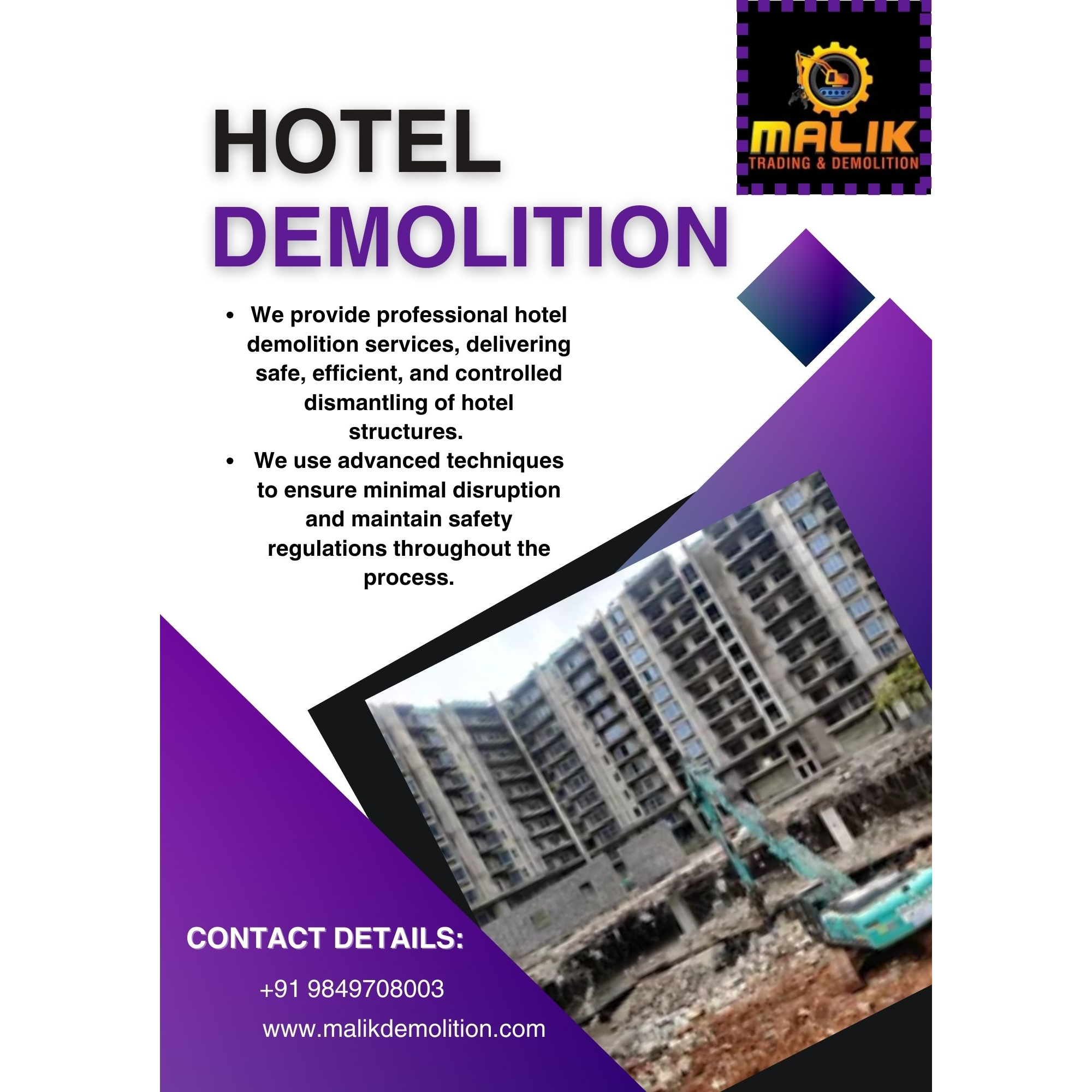 hotel demolition involves