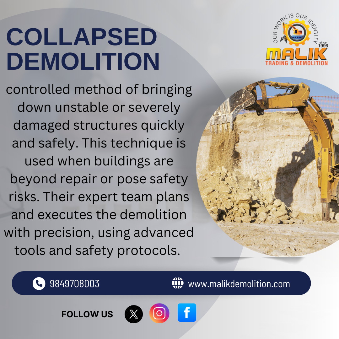 collapsed demolition refers
