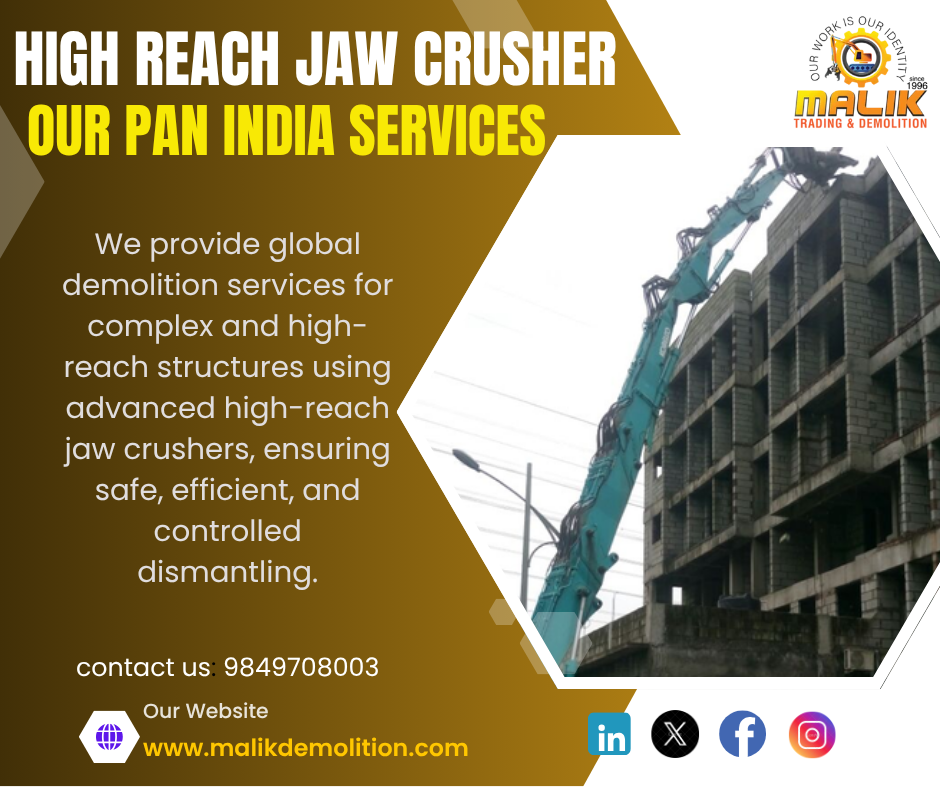 high reach jaw crusher service