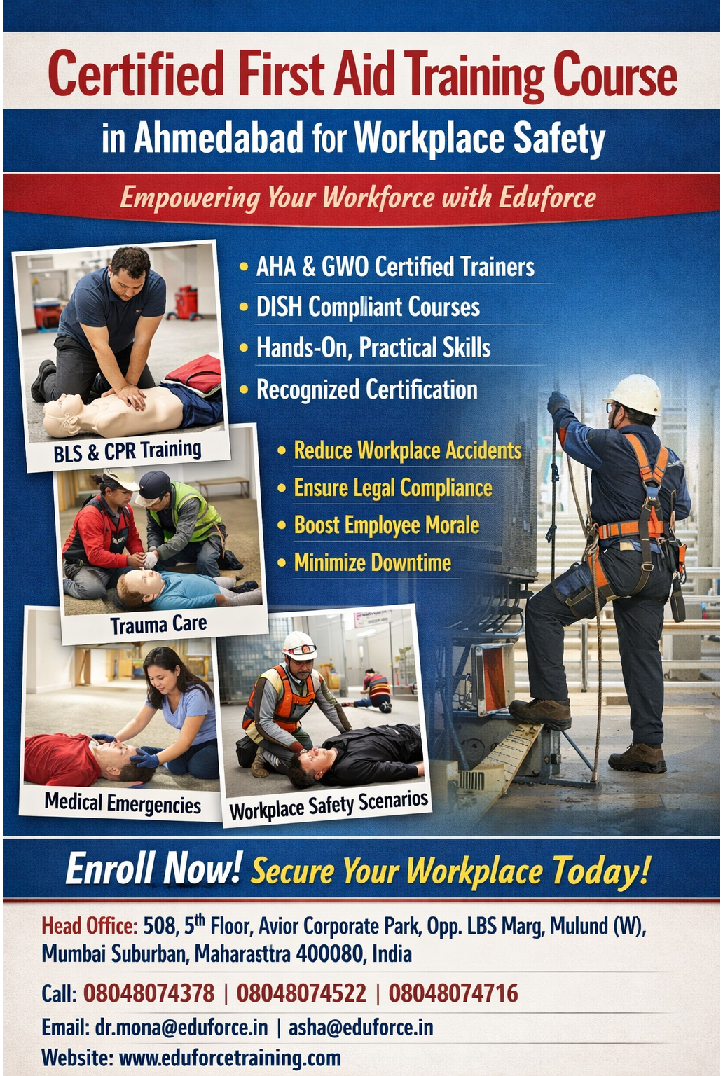 first aid training for textile