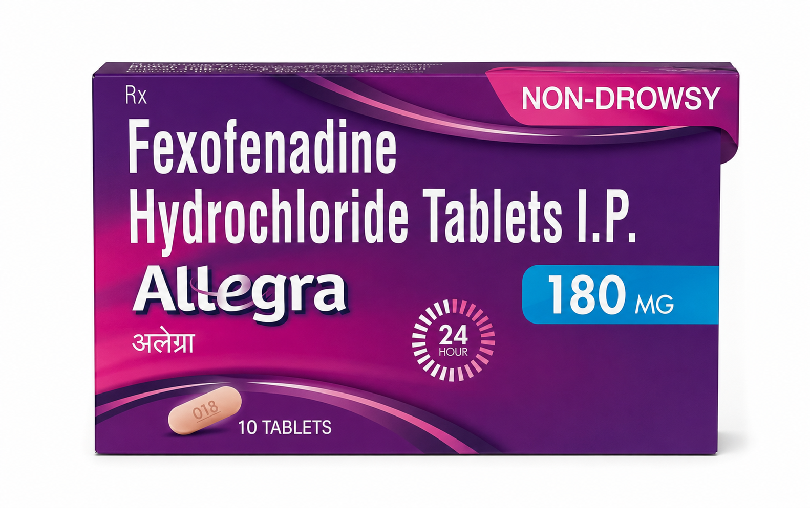 Fexofenadine Tablets for Allergy Relief – Trusted Global Exporter from India | Bulk Supply for Hospi product image