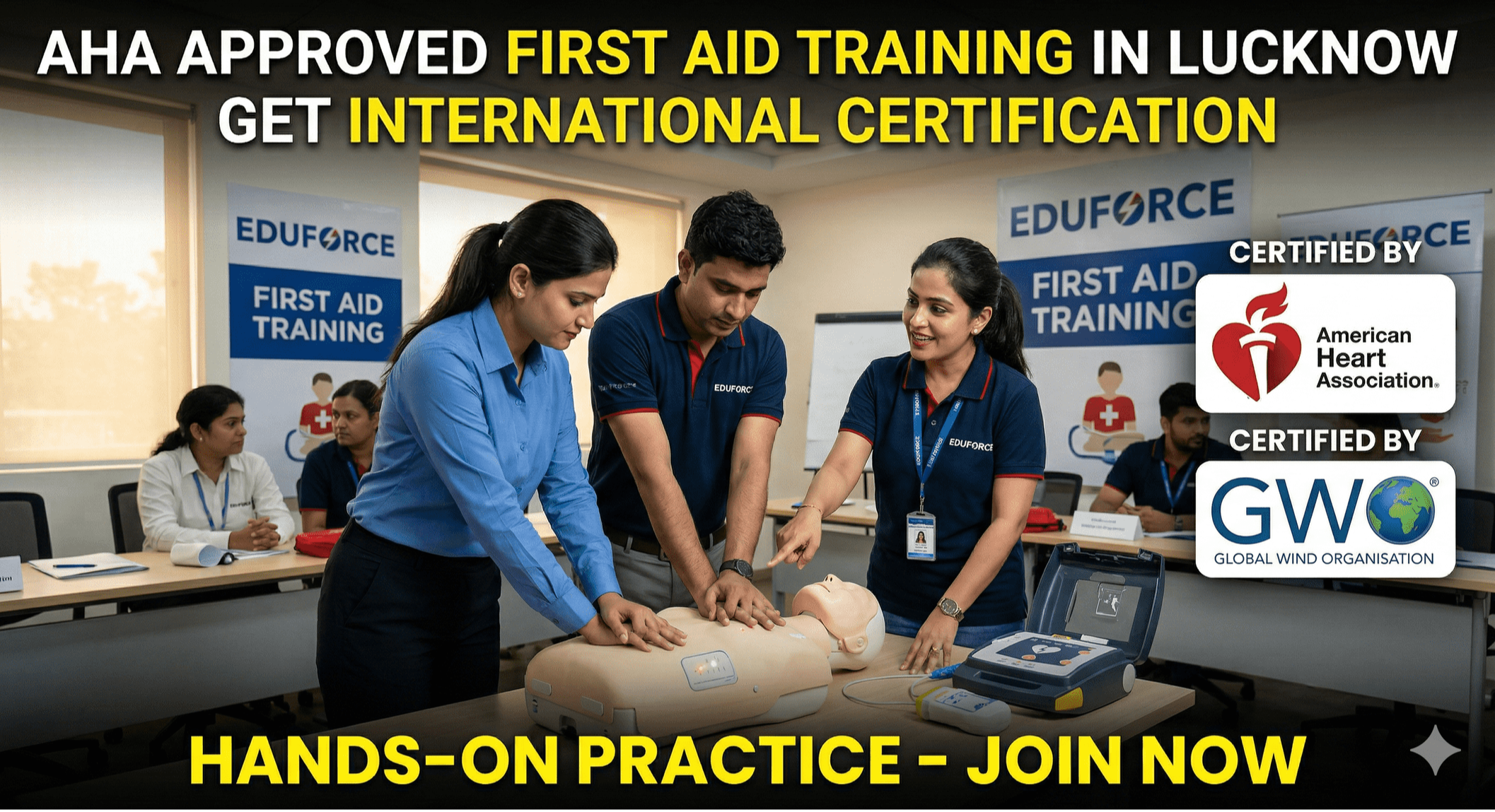 workplace first aid lucknow