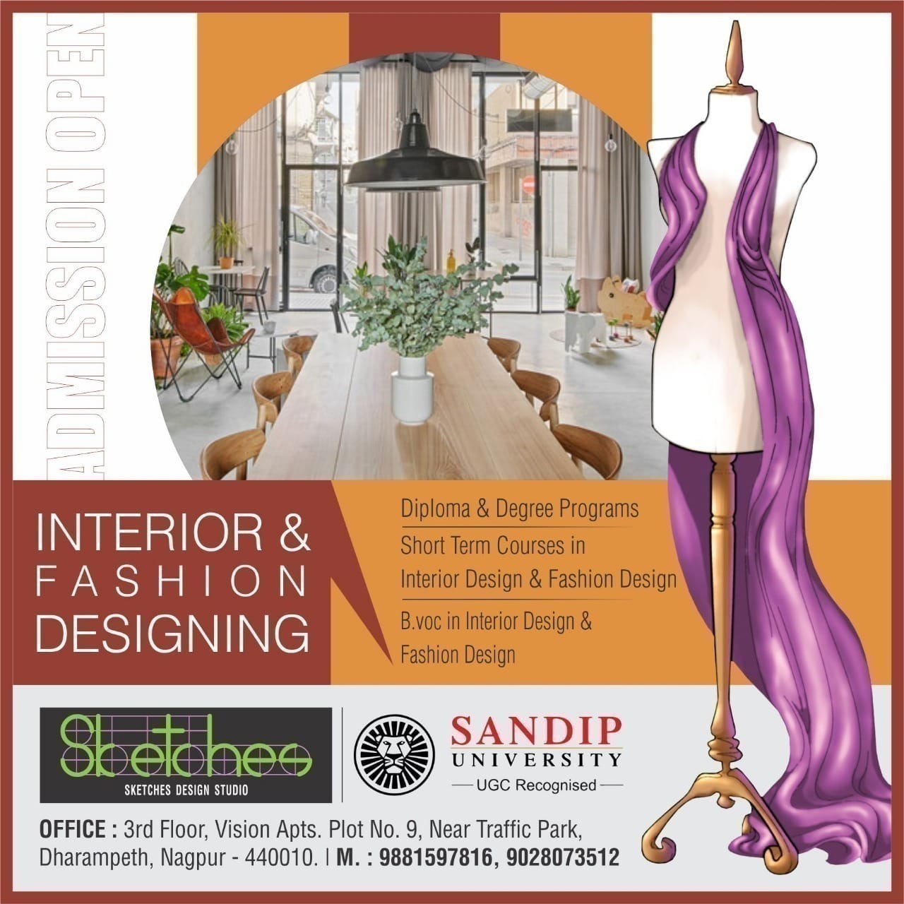 Why choose interior design as a career – A future with endless potential |  Sketches Design \u0026 Management Institute - Gondia, image size:1280x1280