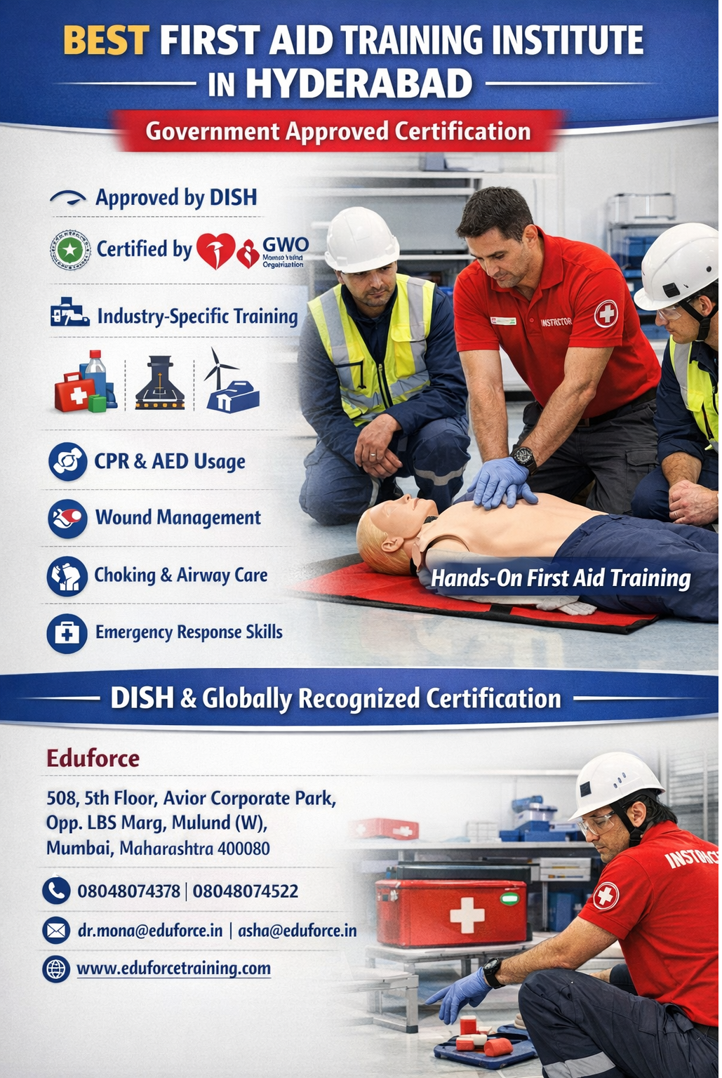 industrial first aid certifica
