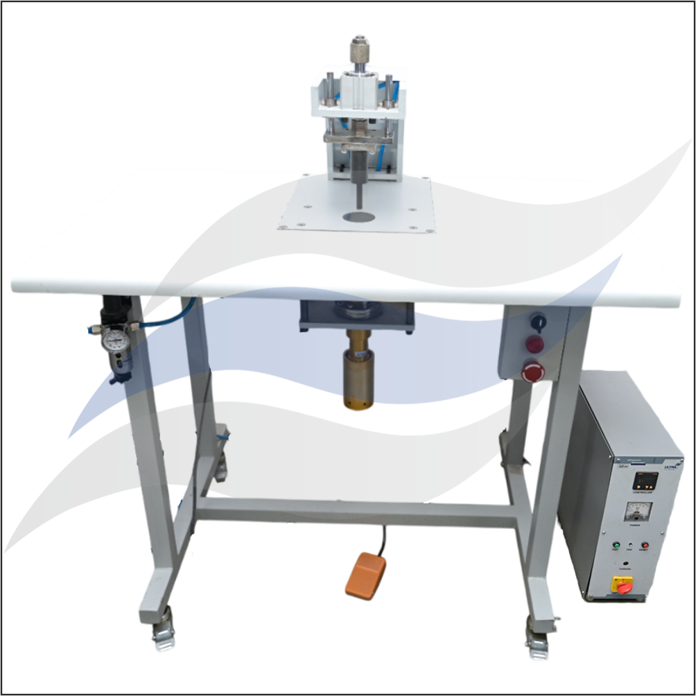 An ultrasonic spot welding machine is a type of welding equipment that uses high-frequency ultrasonic vibrations to join two materials together. The machine typically consists of a generator that produces the ultrasonic vibrations, a transducer that converts the vibrations into mechanical motion, and a welding tool or horn that applies the mechanical motion to the materials being welded.
