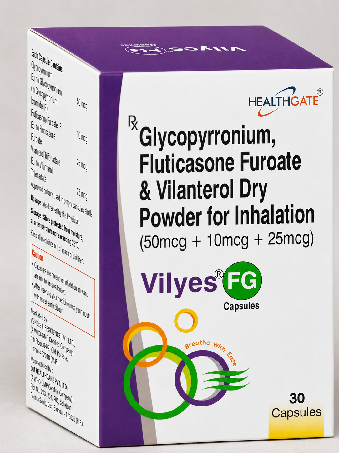 Fluticasone Furoate Glycopyrronium & Vilanterol Rotacap  product image