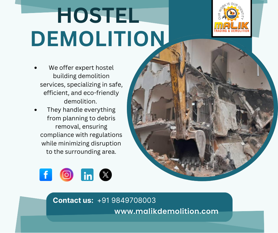 hostel building demolition