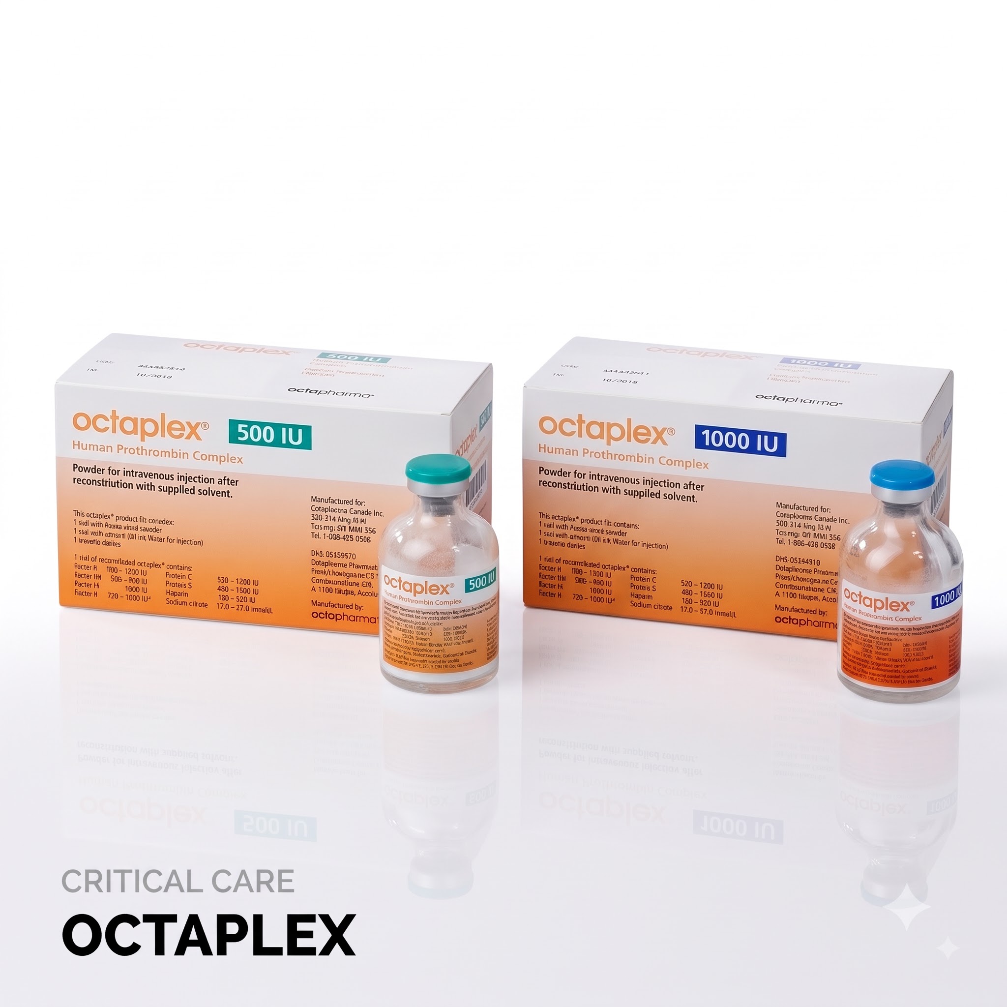 Octaplex 500 IU & 1000 IU Injection – Uses, Benefits, Side Effects and Product Details product image