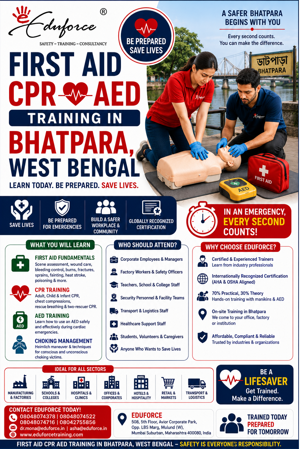 aed training with cpr bhatpara