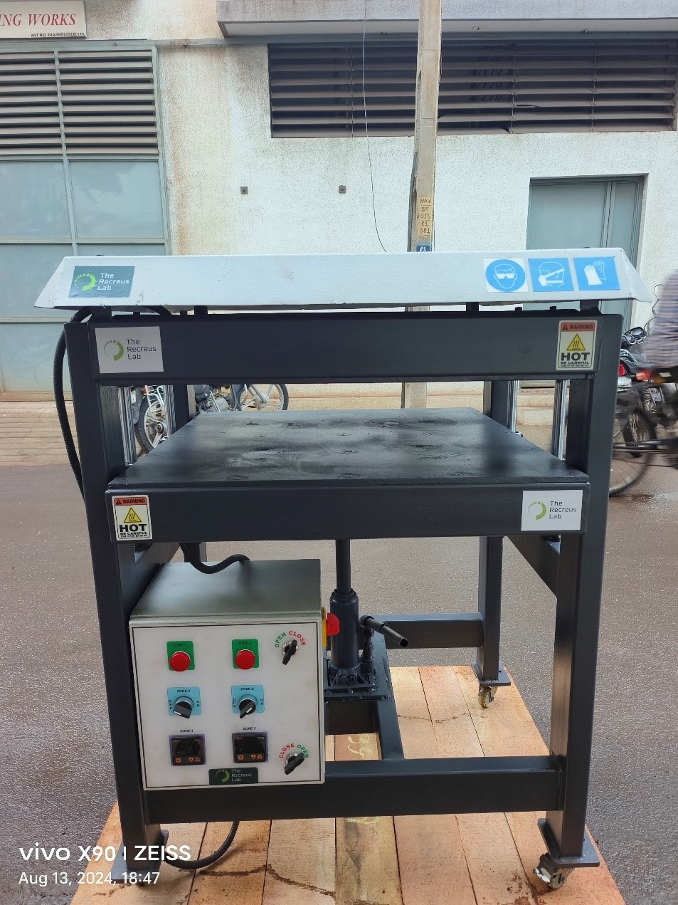 400x400 MM Sheet Press System